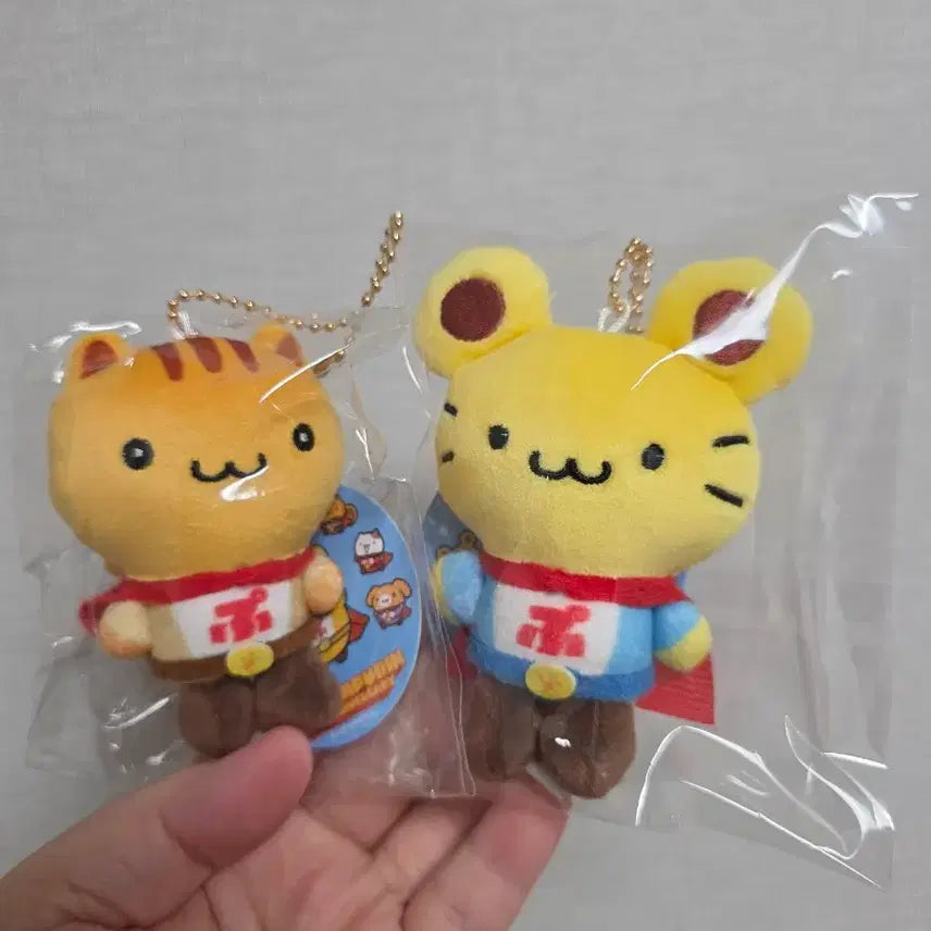 [BUNJANG] Pompompurin "Hero Series" Superman &amp; Bagel Plush Set / 폼폼푸린 무뉴구루미 히어로 슈퍼맨 스콘 베이글 2개세트