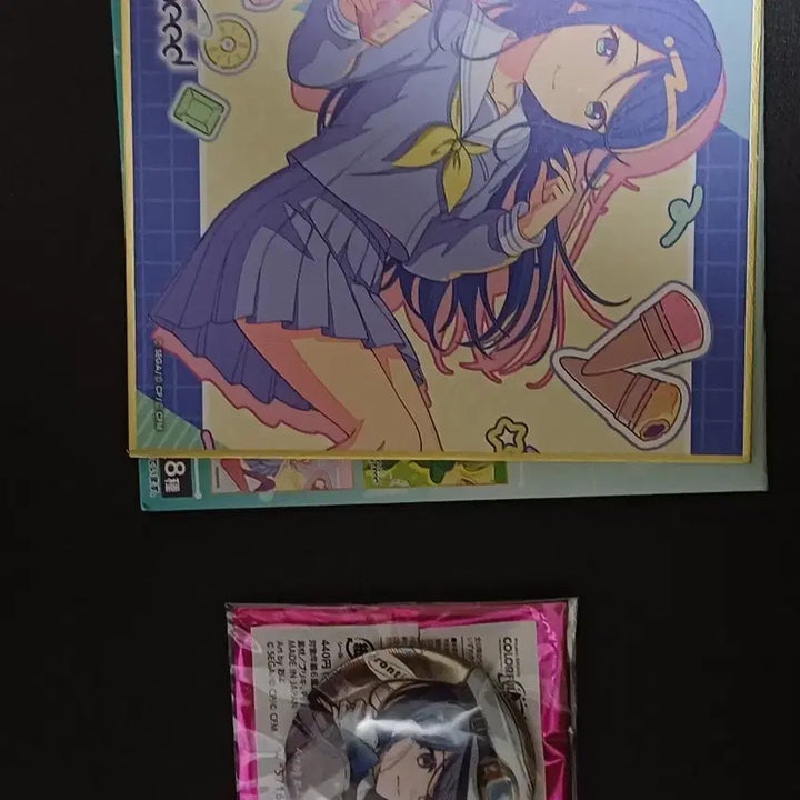 [BUNJANG] Proseka Ichika Can Badge &amp; Shikishi Bundle / 급전)프로세카 이치카 캔뱃지, 색지 일괄 판매