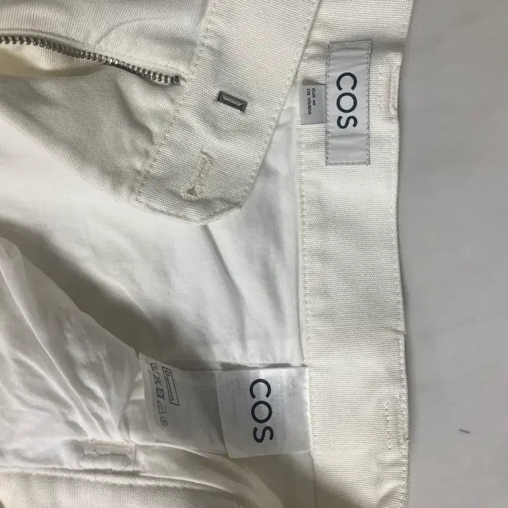 [BUNJANG] COS Wide Leg Cotton Pants White / COS 코스 면바지 와이드팬츠 화이트진