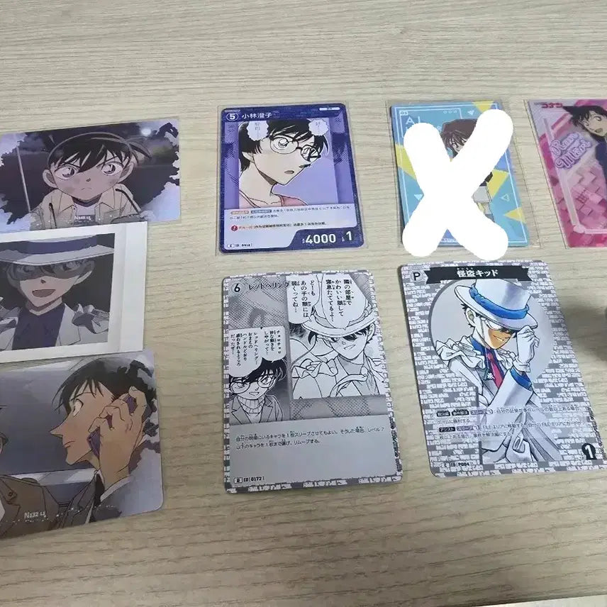 [BUNJANG] Detective Conan &amp; Kaito Kid Card Set / 코난 카드&amp;괴도키드 카드