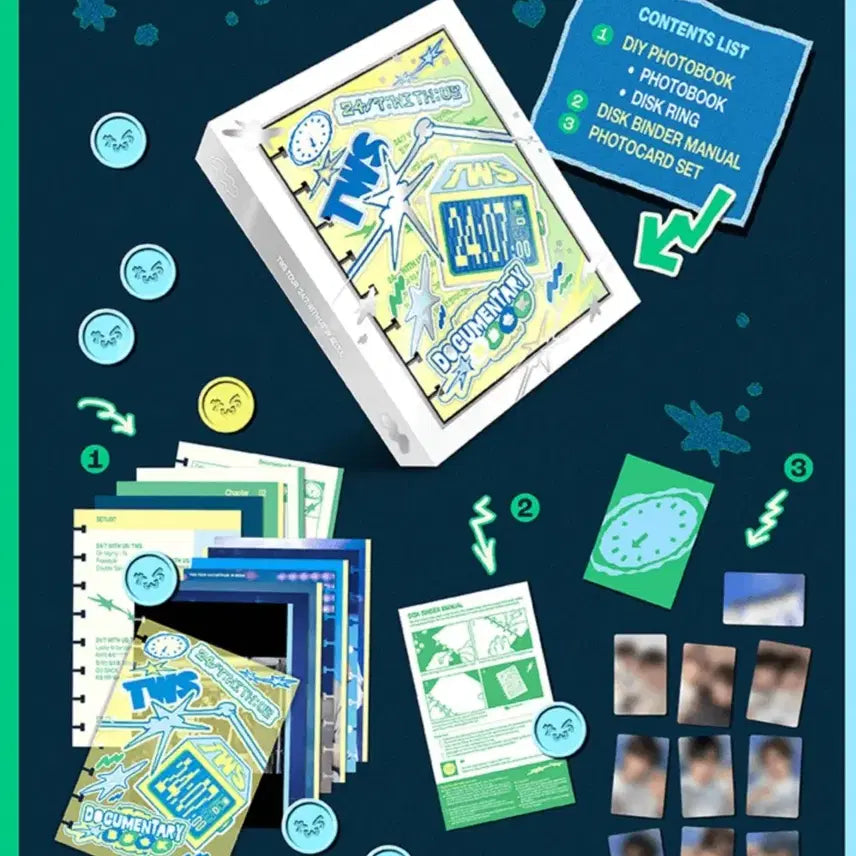 [BUNJANG] TWS 24/7:WITH:US Seoul Concert DVD Weverse POB Photocard Set / 투어스 콘서트 dvd tws24/7:with:us 서울+위버스특전포카