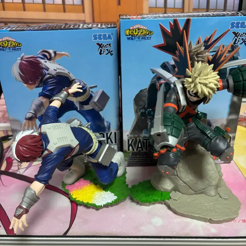 [BUNJANG] My Hero Academia Sega Figures Bakugo Todoroki Bundle Set / 일괄판매 히로아카 세가 피규어 바쿠고 토도로키