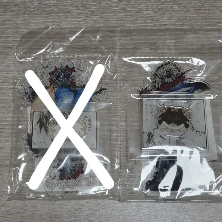[BUNJANG] Death Note L &amp; Light Original Drawing Exhibition Diorama Acrylic Stand / 데스노트 엘 라이토 원화전 디오라마 아크릴 스탠드