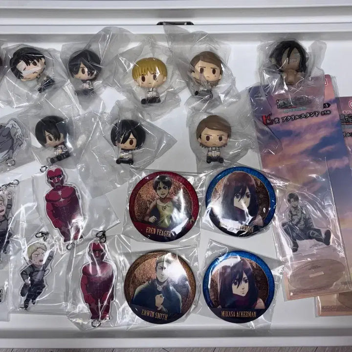[BUNJANG] Attack on Titan Ichiban Kuji "Each Resolve" Sub-Lot Prizes Bundle Set (23 Items) / (일괄/23개)진격의거인 각자의 결의 이치방쿠지 하위상 E,F,G,H,I