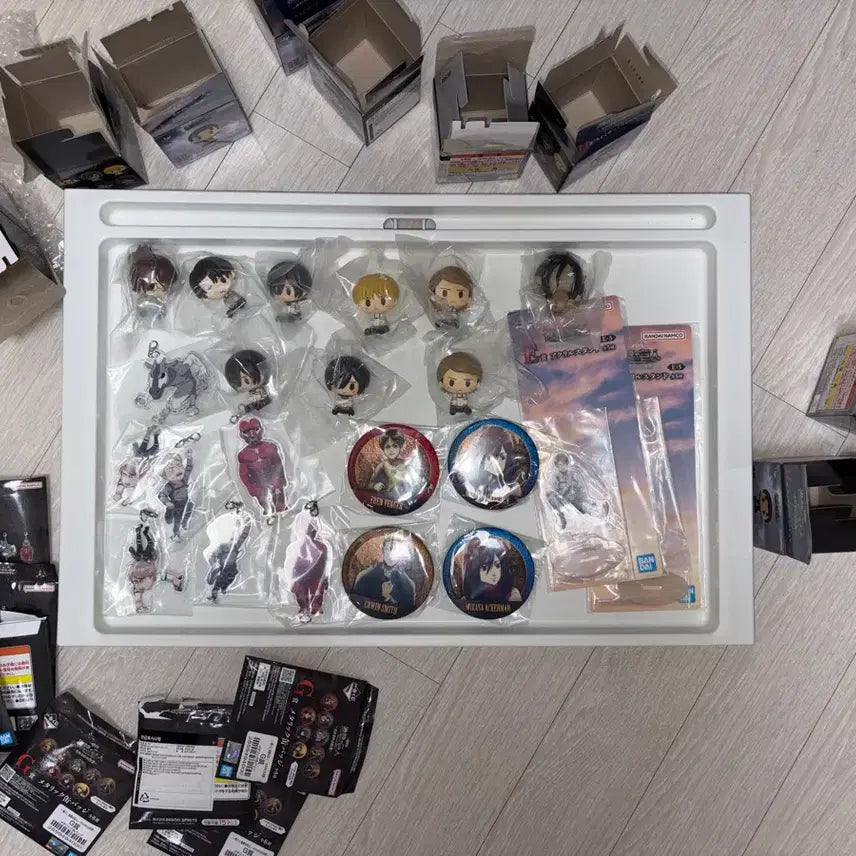 [BUNJANG] Attack on Titan Ichiban Kuji "Each Resolve" Sub-Lot Prizes Bundle Set (23 Items) / (일괄/23개)진격의거인 각자의 결의 이치방쿠지 하위상 E,F,G,H,I