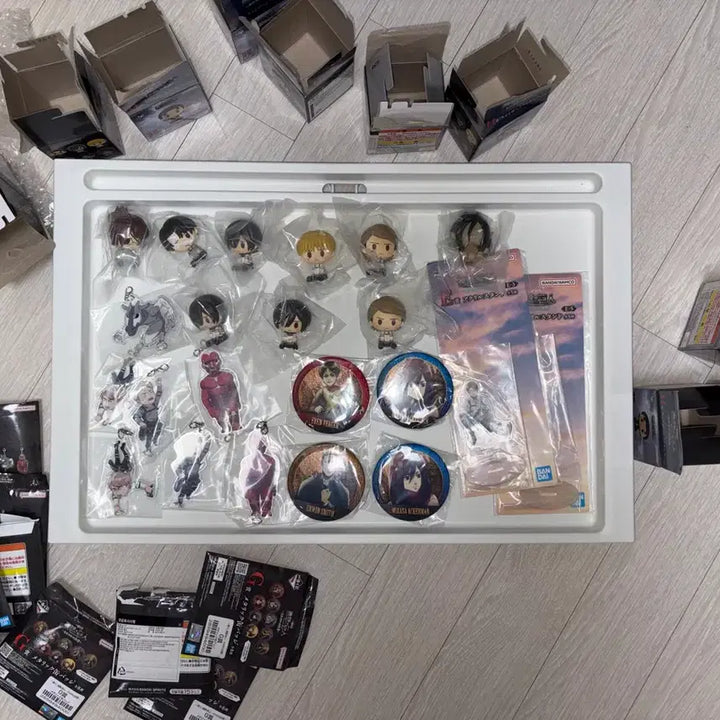 [BUNJANG] Attack on Titan Ichiban Kuji "Each Resolve" Sub-Lot Prizes Bundle Set (23 Items) / (일괄/23개)진격의거인 각자의 결의 이치방쿠지 하위상 E,F,G,H,I
