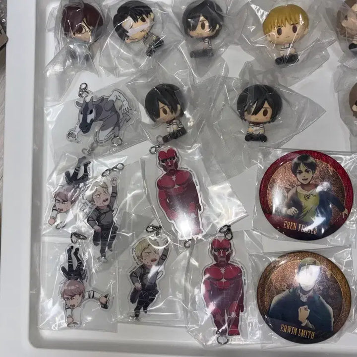 [BUNJANG] Attack on Titan Ichiban Kuji "Each Resolve" Sub-Lot Prizes Bundle Set (23 Items) / (일괄/23개)진격의거인 각자의 결의 이치방쿠지 하위상 E,F,G,H,I