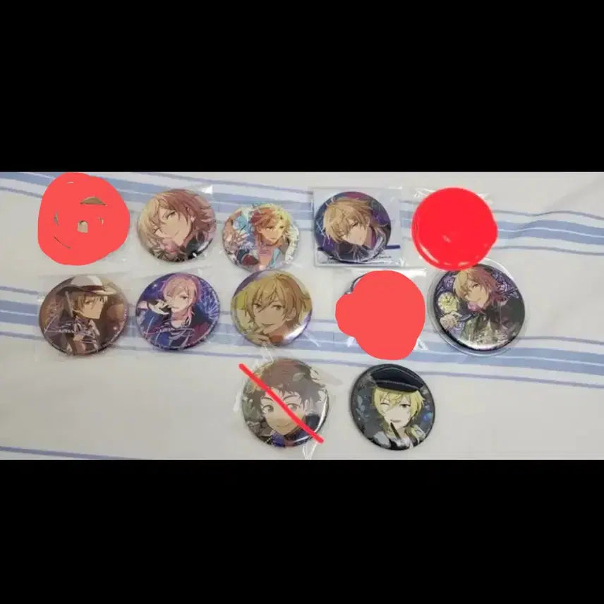 [BUNJANG] Ensemble Stars Hakaze Kaoru Can Badges / (개별O) 앙스타 하카제 카오루 캔뱃지들 양도합니다!