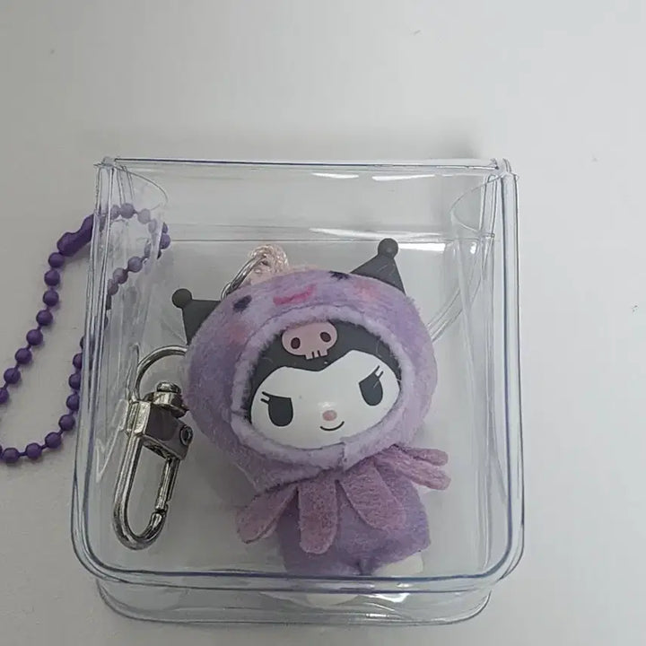 [BUNJANG] Sanrio Kuromi Gacha &amp; Keyring Set (6 Pieces, Chibi Momo Included) / [개혜자] 산리오 쿠로미 가챠,키링 세트 (6개)치비토모 까지
