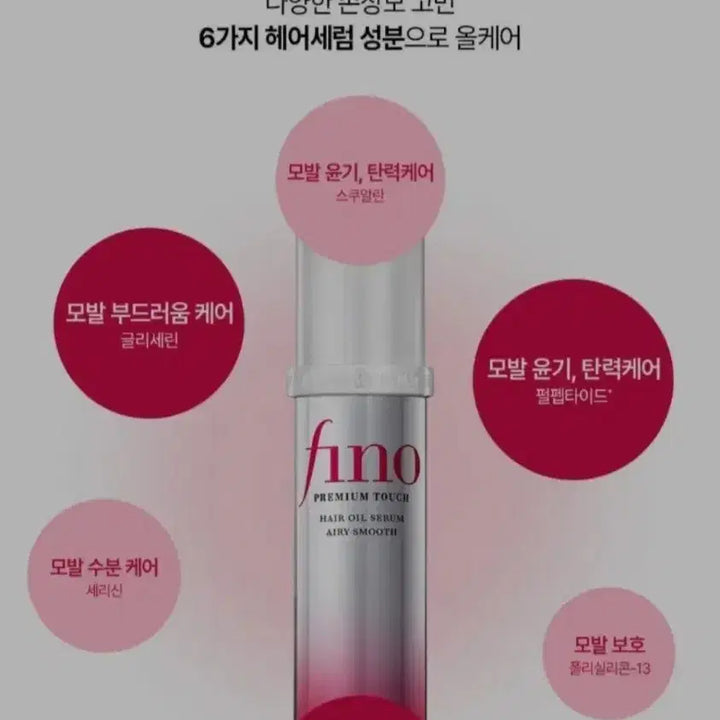 [BUNJANG] Pino Premium Touch Hair Oil Serum Airy Smooth 70ml / 피노. 프리미엄 터치 헤어 오일 세럼. 에어리 스무스. 70ml.