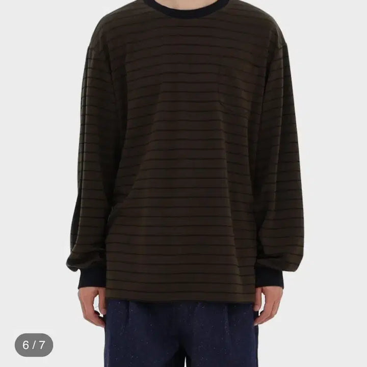 [BUNJANG] Homly Stripe Long Sleeve Shirt / Homly 홈리 스트라이프 롱슬리브