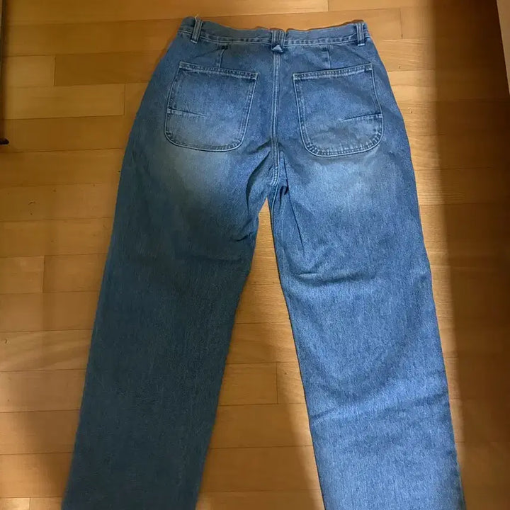 [SOLD OUT] 연청 와이드 데님 팬츠