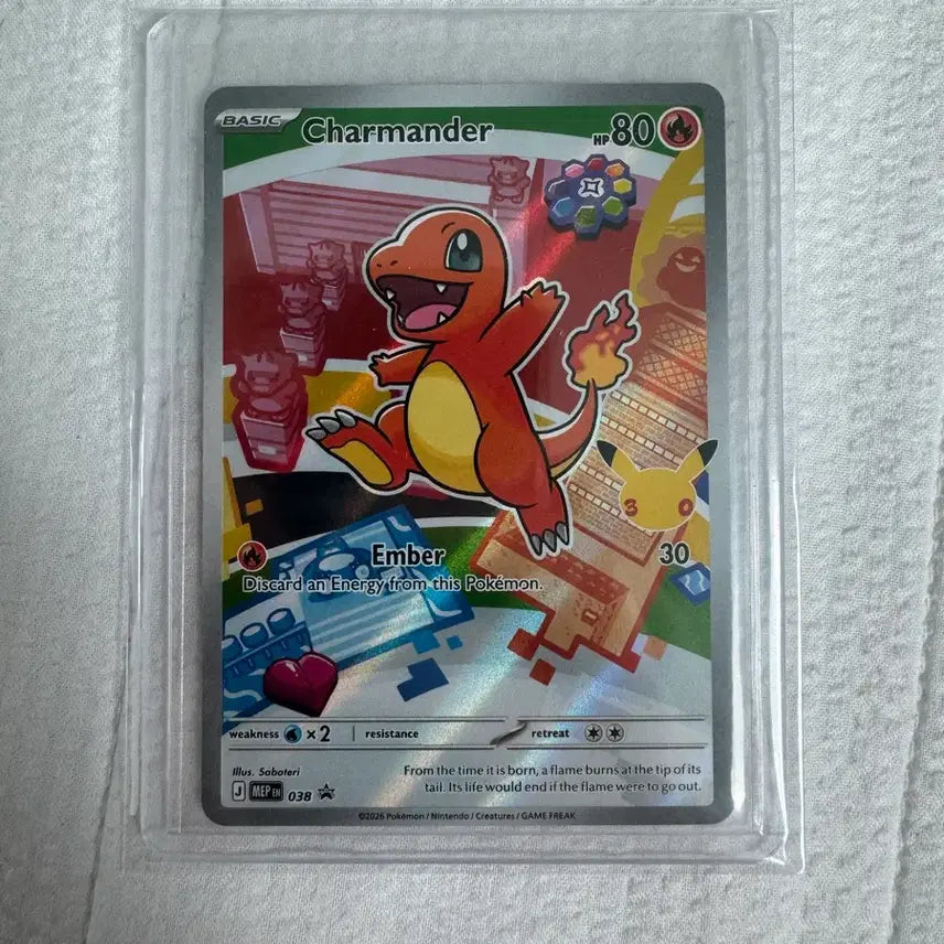 [BUNJANG] Pokémon TCG North America 1st Edition Charmander Card / 포켓몬카드 북미 퍼스트파트너 1세대 파이리