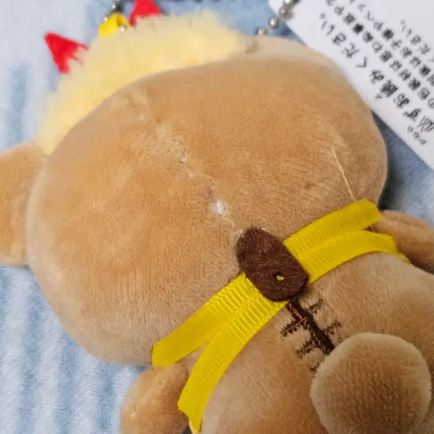 [BUNJANG] Rilakkuma Shrimp Tempura Apron Plush Keychain / (새상품) 새우튀김 앞치마 리락쿠마 인형 키링
