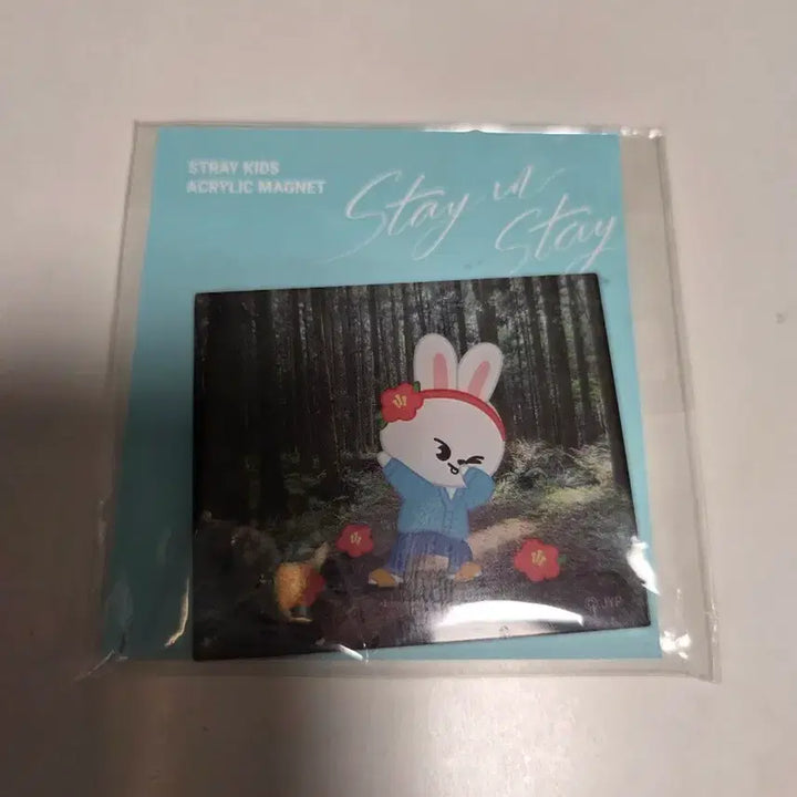 [BUNJANG] Stray Kids SKZOO LeeKnow Rabbit Acrylic Magnet / 스트레이키즈 스키주 리빗 아크릴 자석