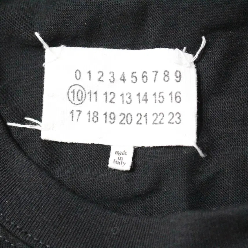 [BUNJANG] Maison Margiela Black T-Shirt Size 50 / 메종 마르지엘라 반팔 블랙 50사이즈