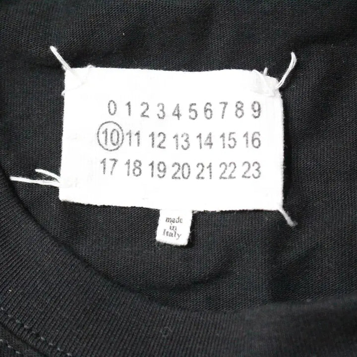 [BUNJANG] Maison Margiela Black T-Shirt Size 50 / 메종 마르지엘라 반팔 블랙 50사이즈