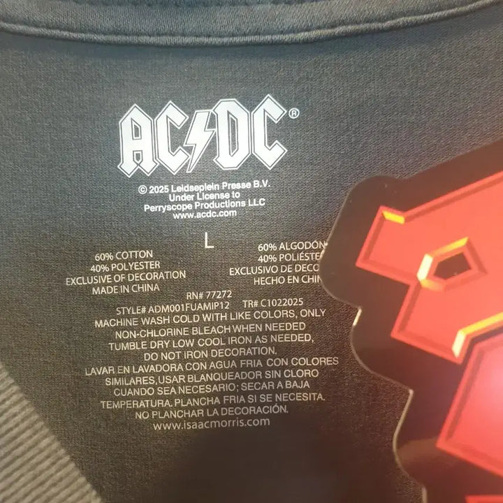 [BUNJANG] ACDC Official Band T-Shirt / ACDC 정품. 밴드 티셔츠.