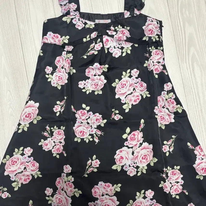 [BUNJANG] Vintage Rose Pattern Gyaru One-Piece Dress / 빈티지 로즈 패턴 갸루 원피스 오네 히메 페어리