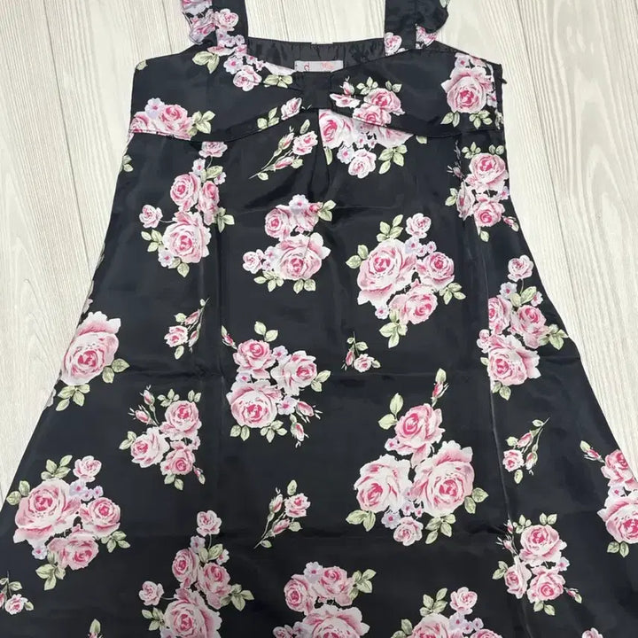 [BUNJANG] Vintage Rose Pattern Gyaru One-Piece Dress / 빈티지 로즈 패턴 갸루 원피스 오네 히메 페어리