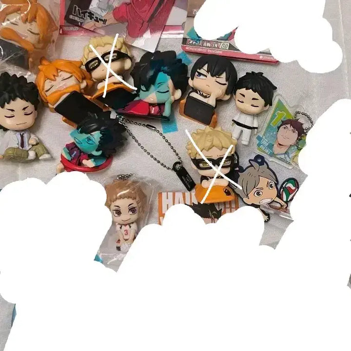 [BUNJANG] Haikyuu!! Nekoma Karasuno Seijoh Gacha Acrylic Badge Card Set / 하이큐 굿즈 네코마카라스노세이죠가챠아크릴뱃지카드스가와라니시노야오이카와츳키