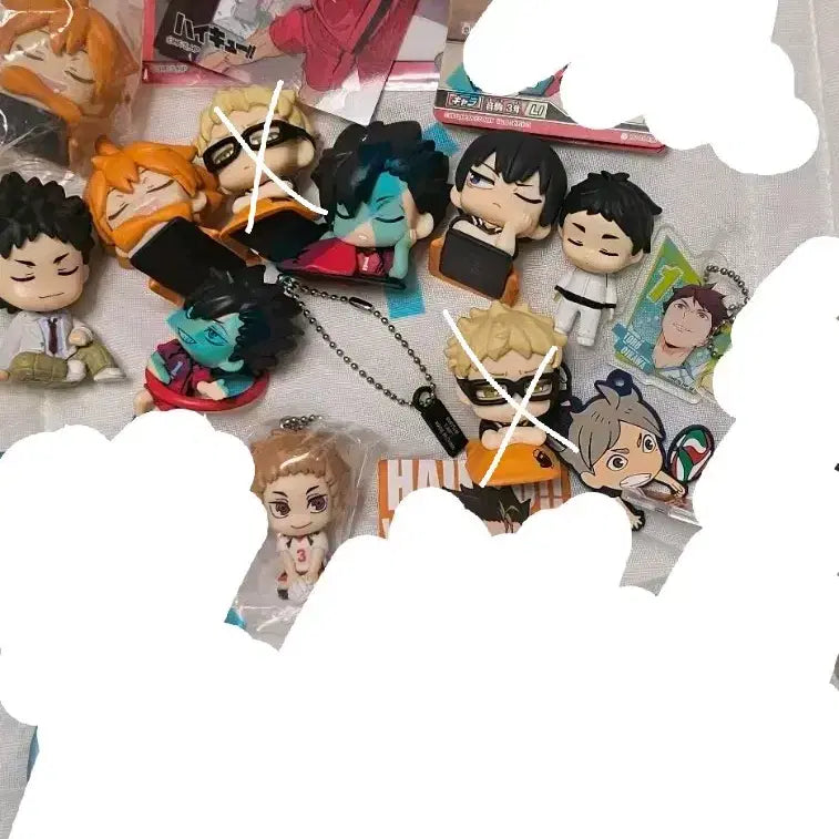 [BUNJANG] Haikyuu!! Nekoma Karasuno Seijoh Gacha Acrylic Badge Card Set / 하이큐 굿즈 네코마카라스노세이죠가챠아크릴뱃지카드스가와라니시노야오이카와츳키