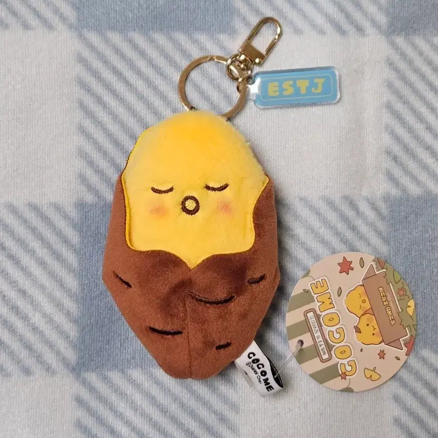 [BUNJANG] Gogome Sweet Potato MBTI Doll Keychain (ESTJ) / 고고메 밤고메 MBTI 고구마 인형 키링(ESTJ)