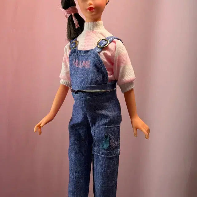 [BUNJANG] Vintage Italian Pregnant Mammy Doll with Baby / 빈티지인형 고전인형 이태리 임산부 마미인형 마미캣 바비 미미 제니