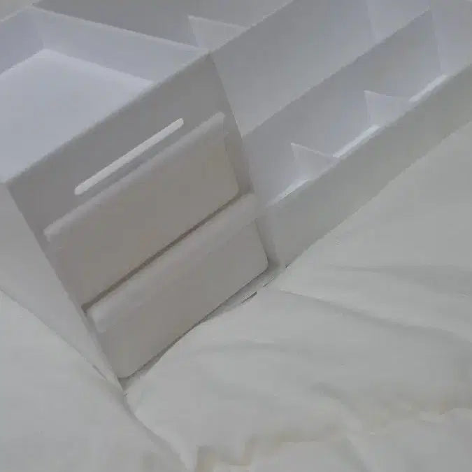 [BUNJANG] White Storage Organizer Box / (마지막 가격내림) 화이트 정리함 수납함