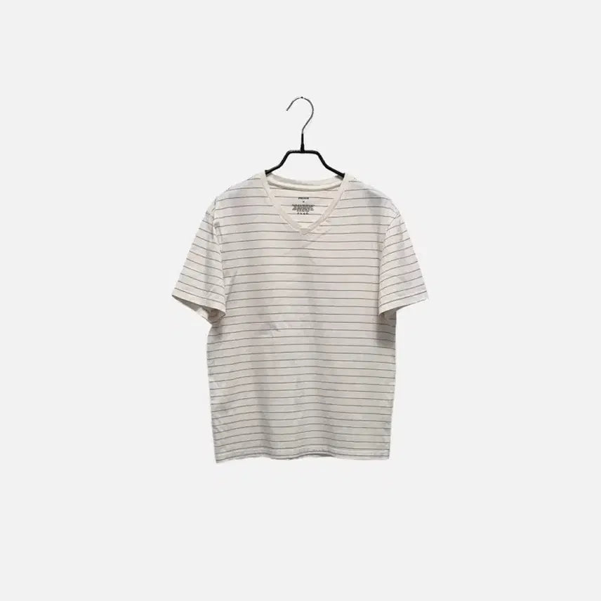 [BUNJANG] Polo Ralph Lauren Striped V-Neck T-Shirt / 폴햄 스트라이프 브이넥 반팔티 빈티지 만원샵