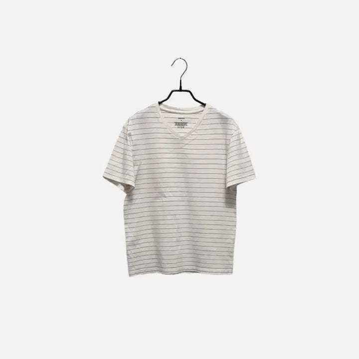 [BUNJANG] Polo Ralph Lauren Striped V-Neck T-Shirt / 폴햄 스트라이프 브이넥 반팔티 빈티지 만원샵