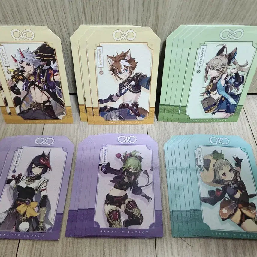 [BUNJANG] Genshin Impact PC Lounge Omamori Photocard / 원신 pc라운지 오마모리 포토카드