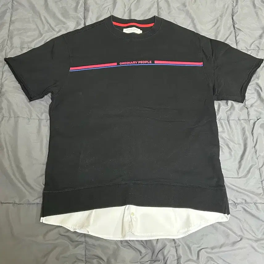 [BUNJANG] Ordinary People Striped T-Shirt L / 오디너리피플 티셔츠 L