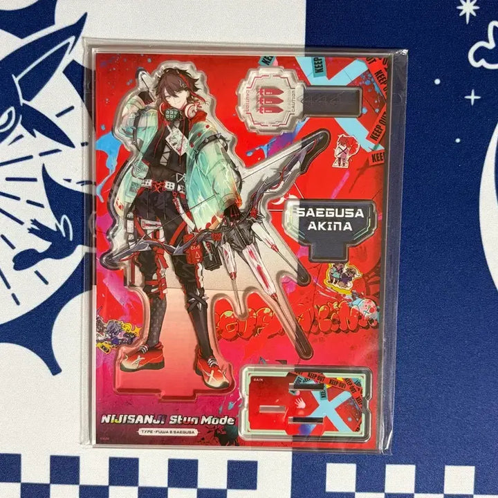 [BUNJANG] Nijisanji Saegusa Akina Stun Mode Acrylic Stand / 니지산지 사에구사 아키나 스턴모드 아크릴스탠드 미개봉 양도