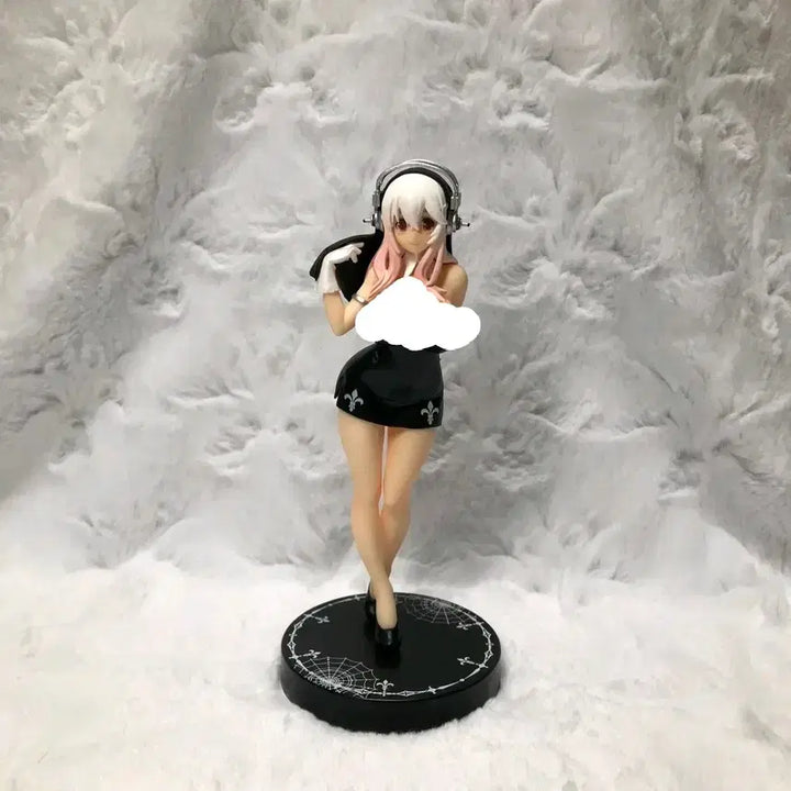 [BUNJANG] Furyu Super Sonnyko Holy Girl Black Retro Bishoujo Figure / (급처) 슈퍼소니코 후류 홀리걸 블랙 고전 미소녀 피규어