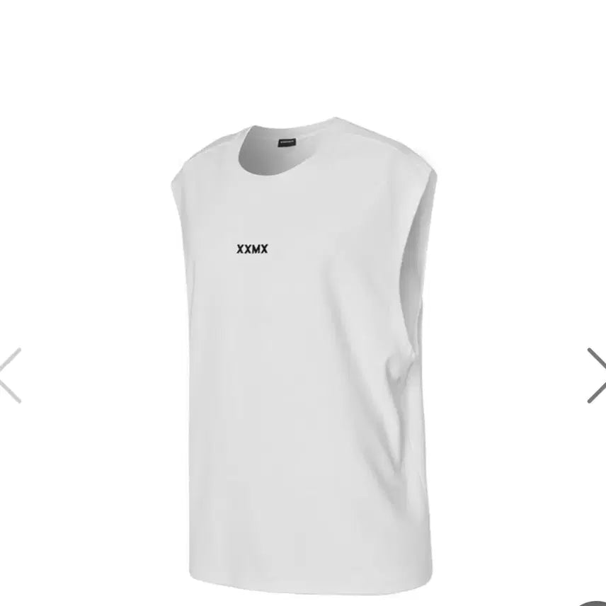 [BUNJANG] Xexymix Sleeveless T-Shirt White XL / [새상품] 젝시믹스 민소매 티셔츠 화이트 XL 택포