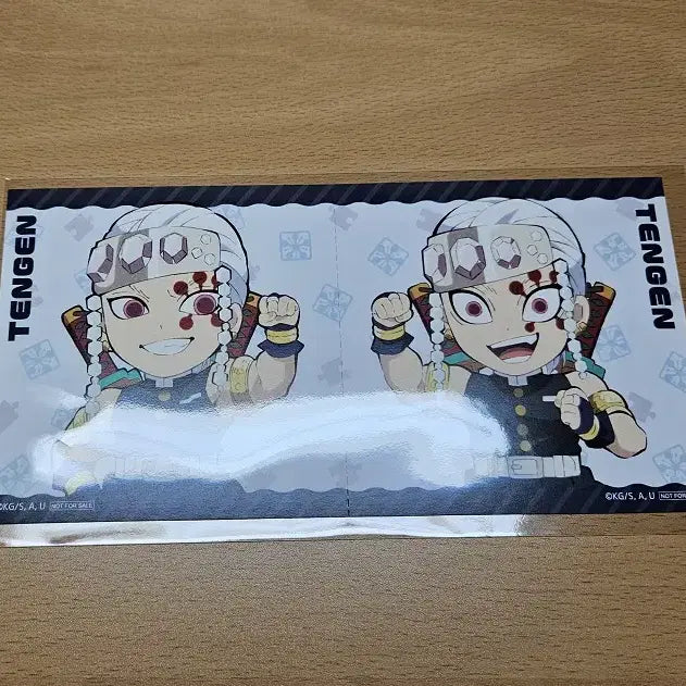 [BUNJANG] Demon Slayer Tengen Uzui Cafe Exclusive Photocard / 귀멸의 칼날 연결 이어지는 시리즈 특전 우즈이 텐겐