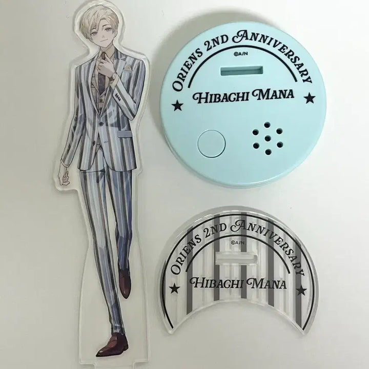 [BUNJANG] Nijisanji Hibachi Mana 2nd Anniversary Voice Acrylic Stand / 니지산지 히바치 마나 2주년 보이스 아크릴 스탠드