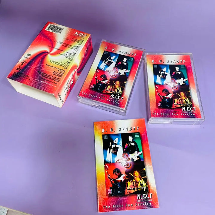 [BUNJANG] Shin Hae Chul NEXT R.U. Ready? The First Fan Service Live Album Cassette Tapes (Set of 2) / [중고음반/TAPE] 신해철 넥스트 NEXT 라이브앨범 카세트테이프 2장