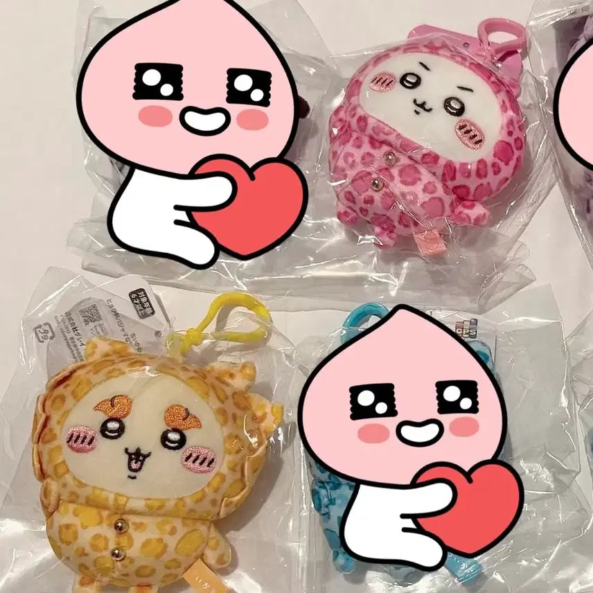 [SOLD OUT] 바로발송가능)돈키호테 콜라보 치이카와 하치와레 인형 파자마 마스코트 키링