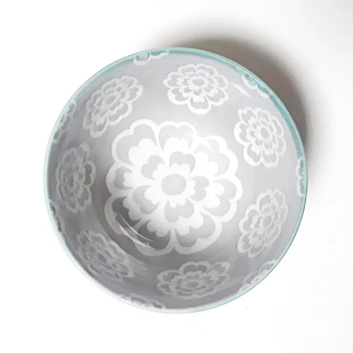 [BUNJANG] West Elm Folk Folk Pad Printed Serving Bowl (Original Japan Mino Ware Collaboration) / 웨스트엘름 오리지널 재팬 볼