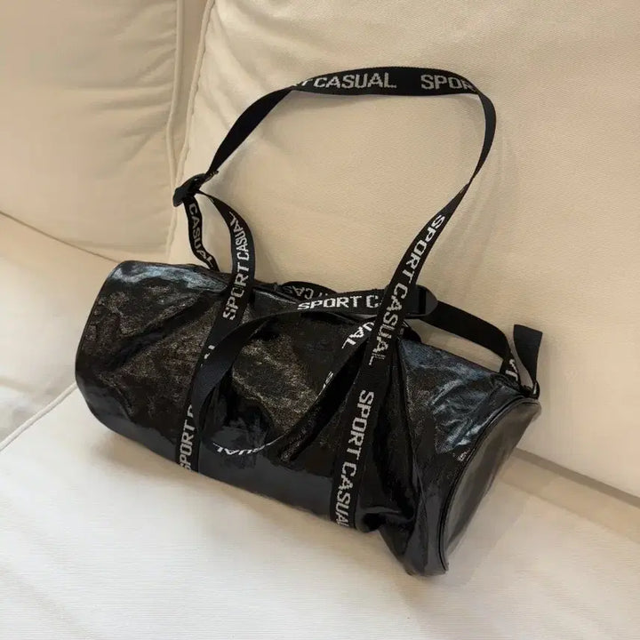 [BUNJANG] Heritage Floss Patent Sports Gym Bag / 헤리티지 플로스 페이턴트 짐백