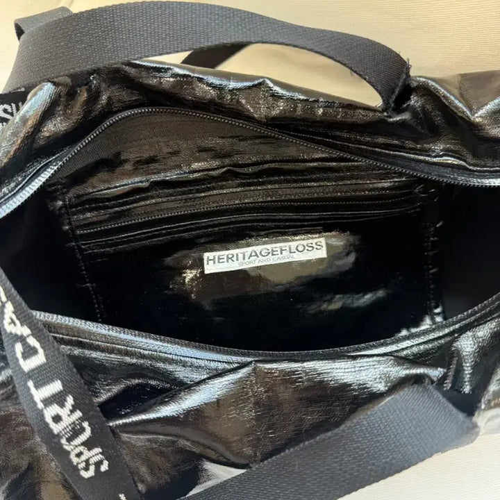 [BUNJANG] Heritage Floss Patent Sports Gym Bag / 헤리티지 플로스 페이턴트 짐백