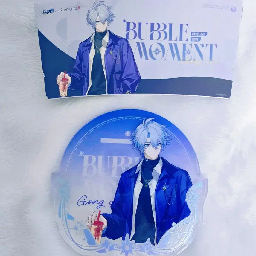 [BUNJANG] Honkai Star Rail Paimon Gongcha Collaboration Acrylic Coaster / 붕괴 스타레일 파이논 공차 콜라보 아크릴 코스터