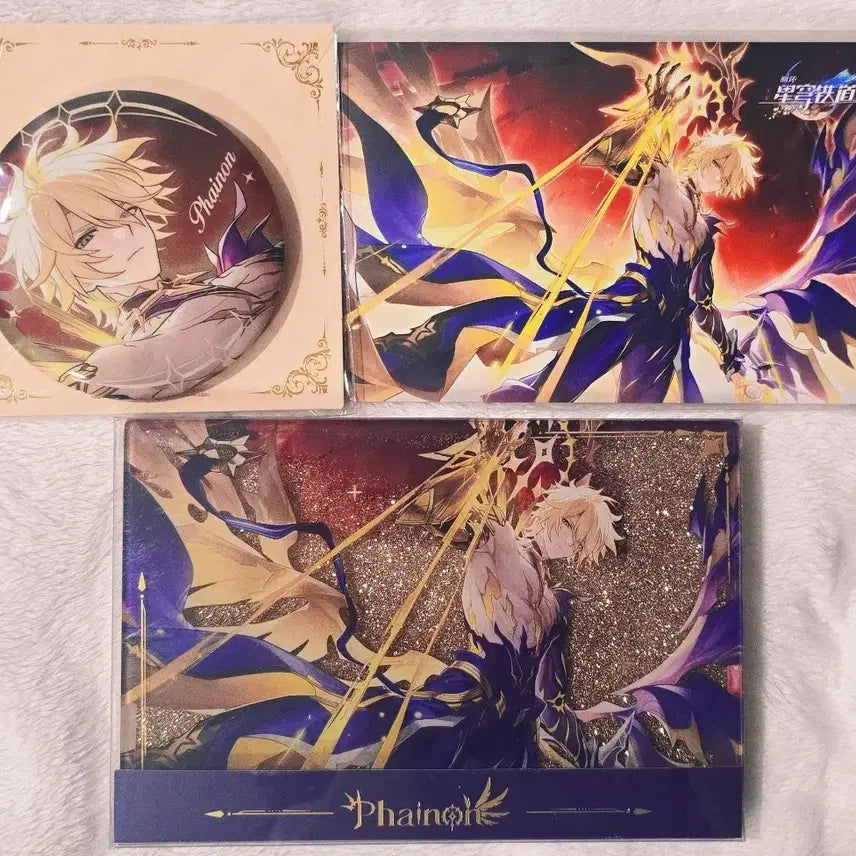[BUNJANG] Honkai: Star Rail Himeko Chaos Rana Postcard Acrylic Badge Set / 붕괴 스타레일 파이논 카오스라나 엽서 아크릴 뱃지 세트