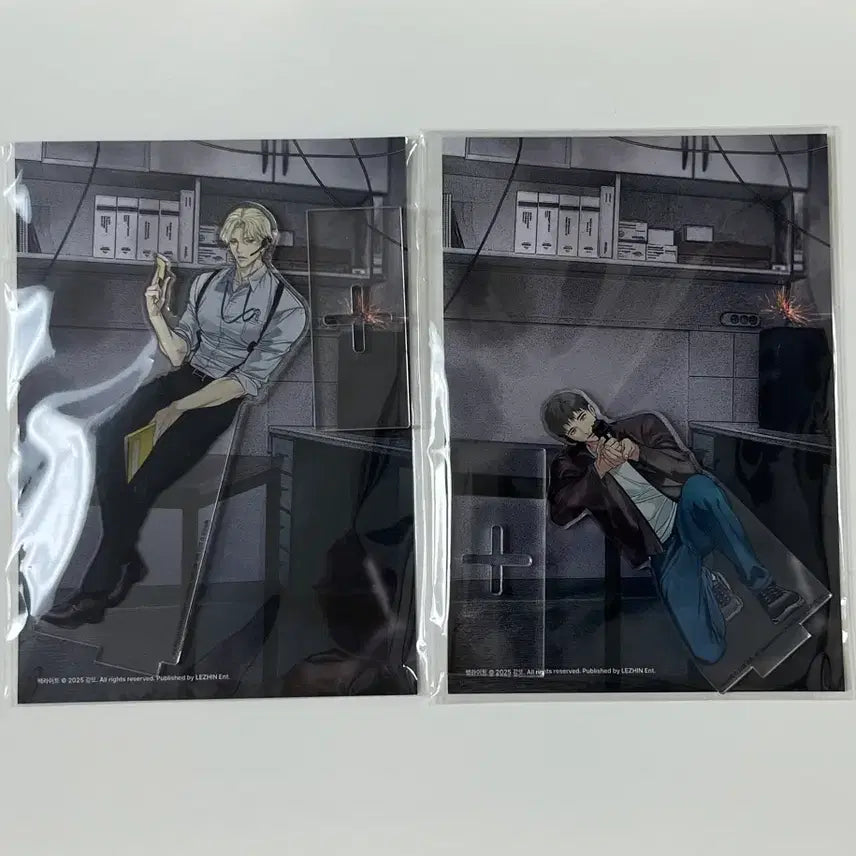 [BUNJANG] Jaimshop Backlight Han Seoin Baek Youngwoon Acrylic Stand / 원가이하) 재이미샵 백라이트 아침이밝았습니다아크릴 스탠드 한서인 백영운