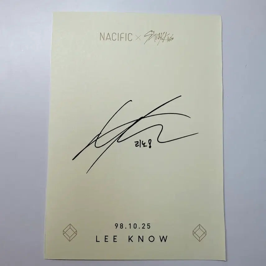 [BUNJANG] Stray Kids Nacific Accordion Postcard Lee Know / 스트레이키즈 NACIFIC 네시픽 아코디언 엽서 리노