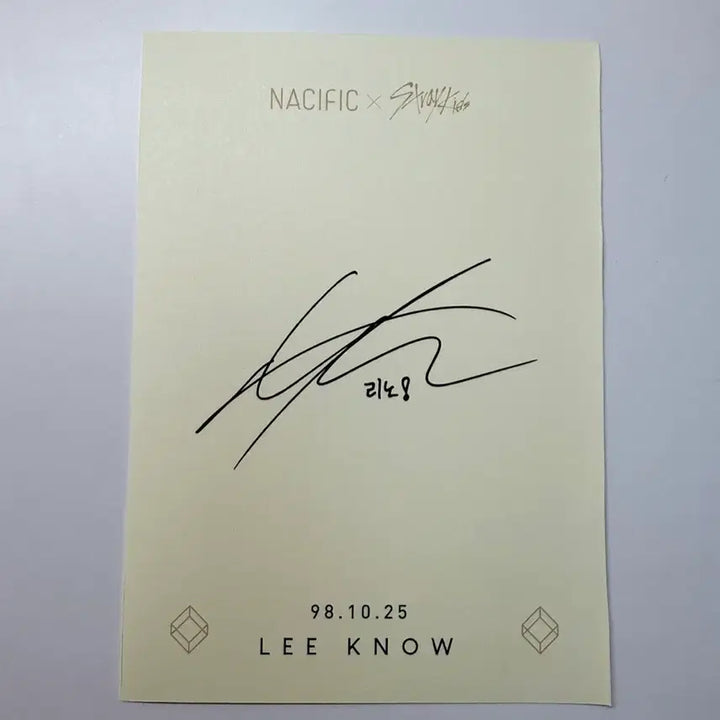 [BUNJANG] Stray Kids Nacific Accordion Postcard Lee Know / 스트레이키즈 NACIFIC 네시픽 아코디언 엽서 리노