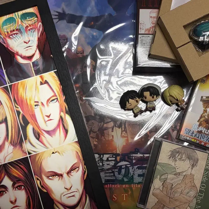 [BUNJANG] Attack on Titan Merchandise Bundle Set / 진격의 거인 굿즈 일괄 판매
