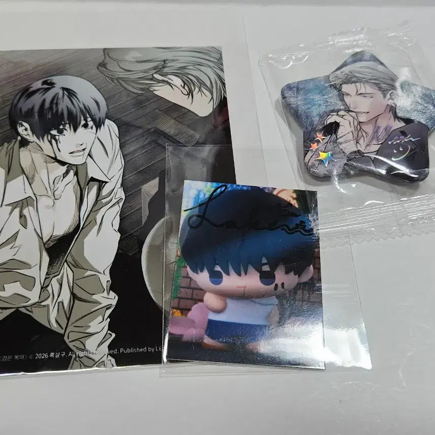 [BUNJANG] Resinpop Sparkles Black Horse 50k Lucky Draw Confetti Bundle Set Can Badge / 레진팝업 스파클즈 검은 목마 5만원특전 뽀시래기 특전 캔뱃지 이괄